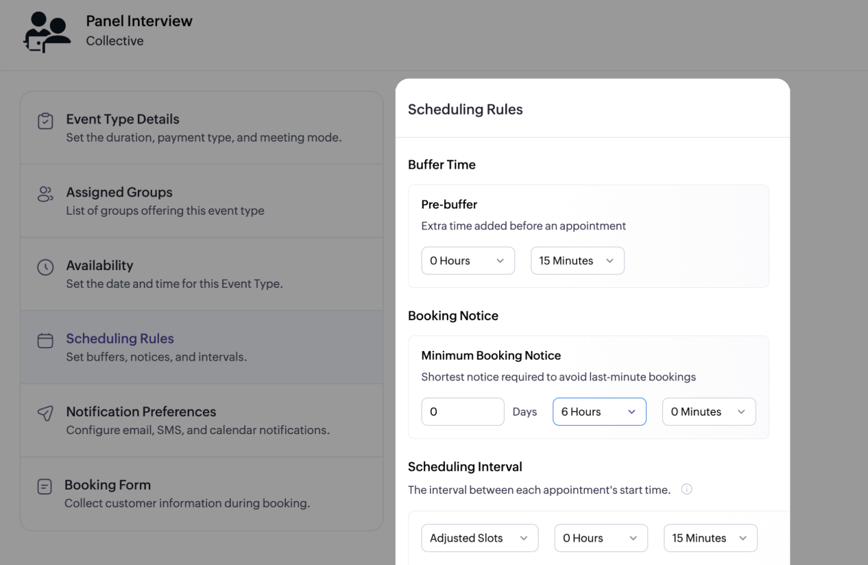 Automate appointment scheduling